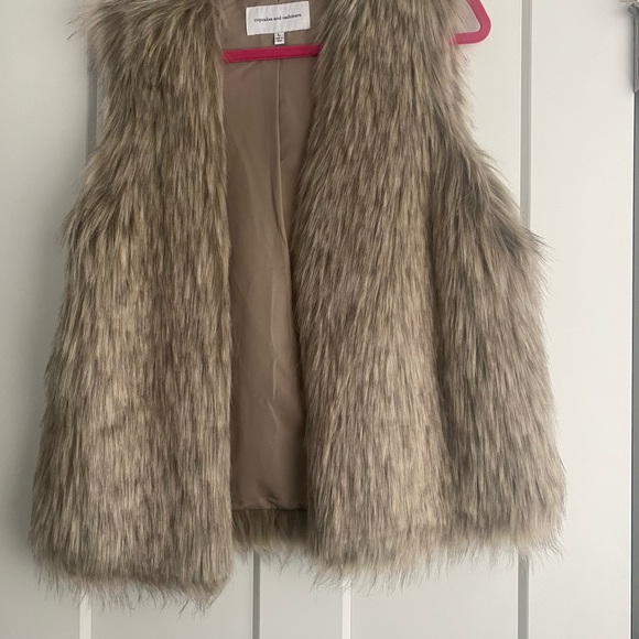 Cupcakes and Cashmere Fur Vest - Large - Picture 2 of 4